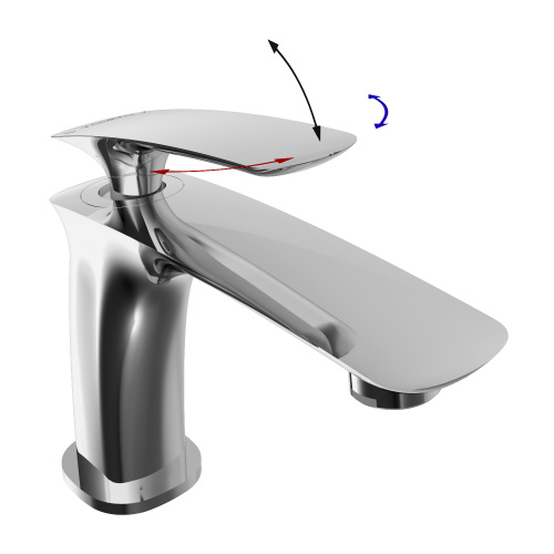 Смеситель Tokito FUJI TOK-FUJ-1011 на раковину хром - фото 4