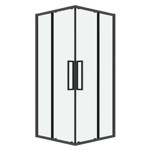 Душевой уголок Grossman Cosmo 300.K33.02.1010.42.00 100х100 стекло прозрачное профиль графит матовый без поддона
