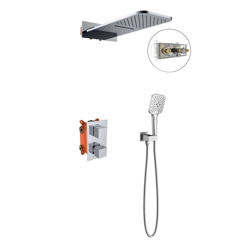 Душевая система Vincea VSFW-103TCH встраиваемая в стену с термостатом - фото 4