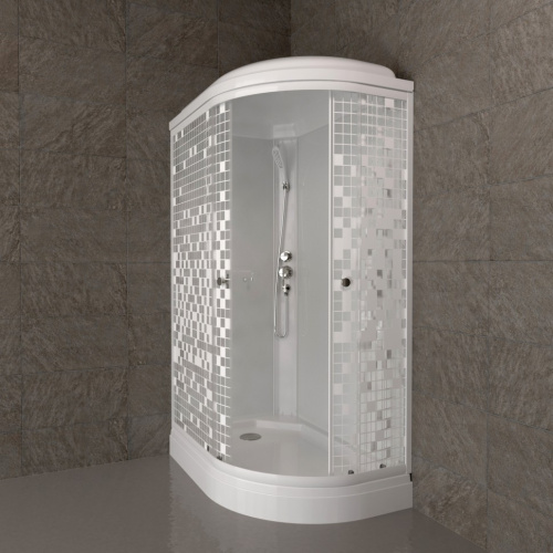 Душевая кабина Тритон Коралл Щ0000061817 120х80 четверть круга с крышей ориентация левая - фото 4