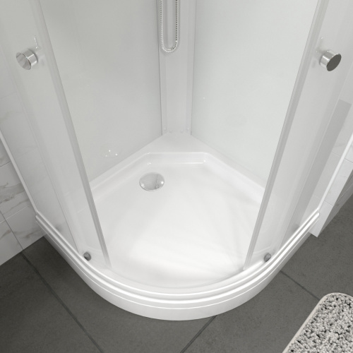 Душевая кабина Тритон Вельвет Щ0000063054 90х90 четверть круга с крышей ориентация универсальная - фото 4