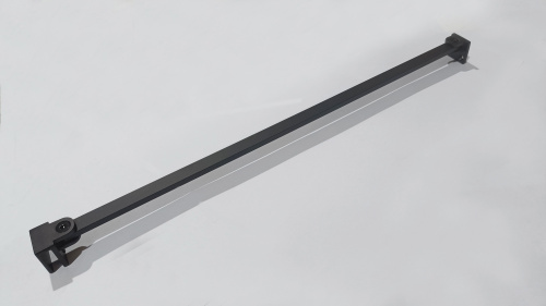 Душевая дверь Abber Zart AG08120B 120х195 стекло прозрачное профиль черный - фото 4