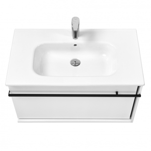 Тумба под раковину Roca Aneto 7857430806 79х45х43 подвесная цвет белый - фото 2