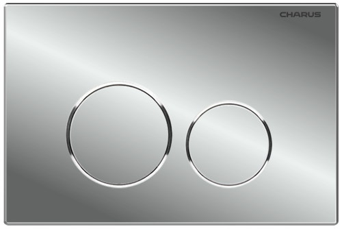 Клавиша смыва механическая CHARUS Spazio FP.330.21.01 цвет хром глянцевый