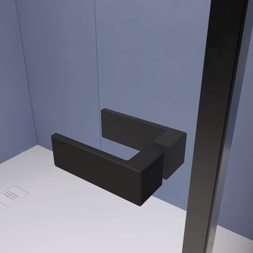 Душевой уголок RGW Stilvoll 353204009-14 100х90 стекло прозрачное профиль черный без поддона - фото 4