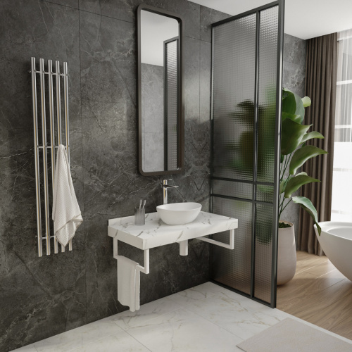 Столешница Teymi Helmi T150110 100х50 подвесная цвет белый - фото 5