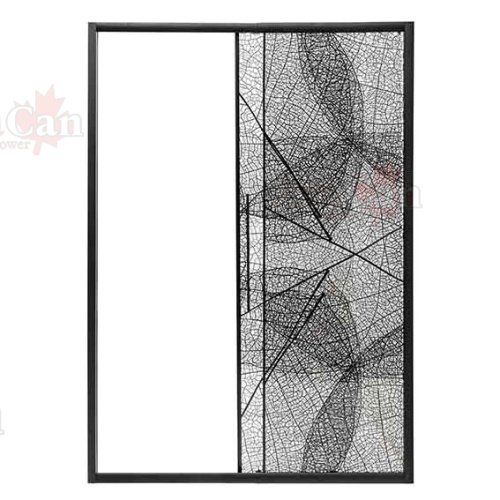 Душевая дверь AvaCan FB120 140х195 стекло тонированное профиль черный - фото 2