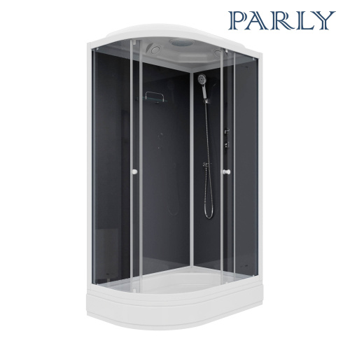Душевая кабина Parly Classic CM121R 120х80 асимметричная с крышей - фото 4