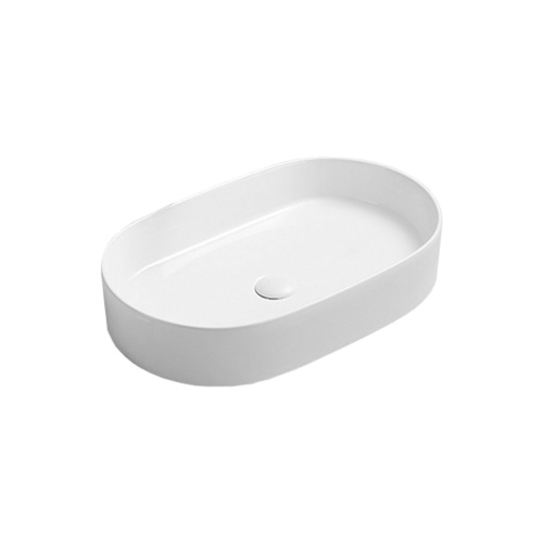 Раковина из сантехнического фарфора Vincea VBS-50760 38х60 накладная цвет белый без отверстий под смеситель - фото 2