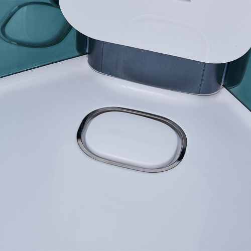 Душевая кабина SSWW BU602 100х100 четверть круга с крышей ориентация универсальная - фото 5