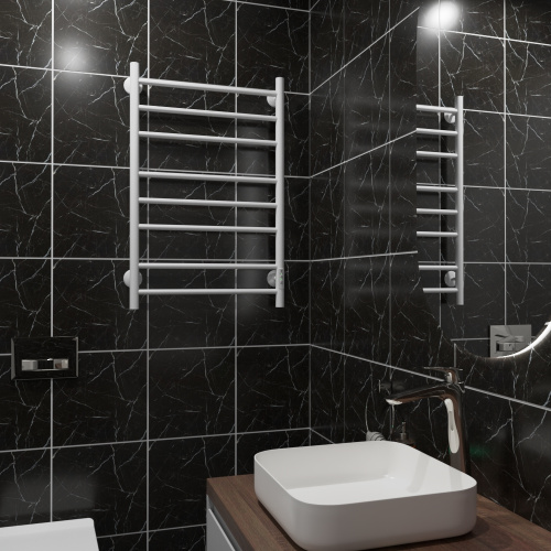 Полотенцесушитель Маргроид Вид 10 10-8050-1049-9016R 53х81 электрический белый матовый - фото 2