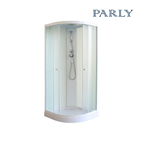 Душевая кабина Parly Bianco EB931 90х90 четверть круга с крышей ориентация универсальная - фото 3