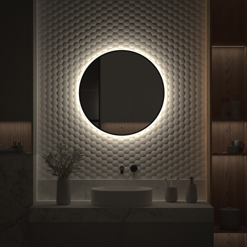 Зеркало в ванную Defesto AURA DF 2984R 70х70 - фото 5