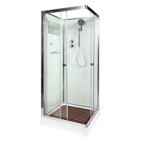 Душевая кабина AvaCan K401 100х100 квадратная без крыши ориентация универсальная