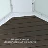 Душевая кабина AvaCan K K2090LED 90х90 прямоугольная с крышей ориентация универсальная