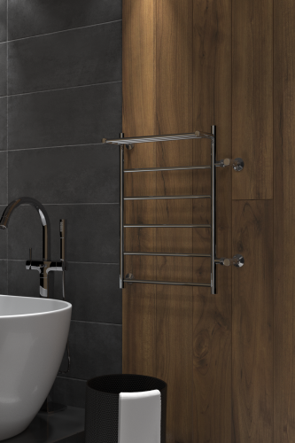 Полотенцесушитель Indigo Line LLSHSW70-60R-б/п-60 68х70 водяной хром - фото 3