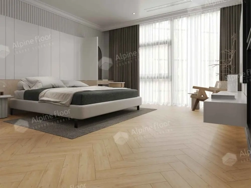 Кварцвиниловая плитка Alpine Floor Parquet LVT ECO-16-26 Дуб Лесат толщина 0.25 см 43 класс 590х118 - фото 2