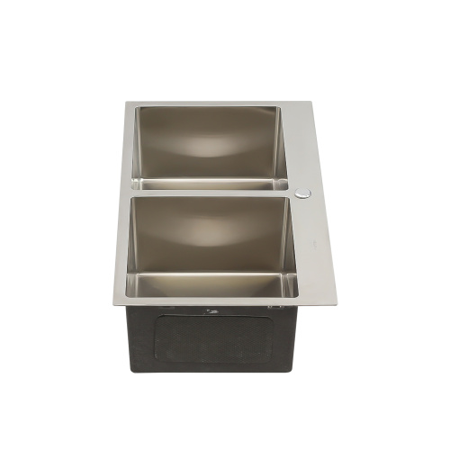 Кухонная мойка Melana ProfLine DS8045H 80х45 цвет сатин поверхность матовая - фото 4