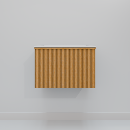 Тумба с раковиной Art Decco Andy (Энди) AAN06W11S100 60x45x40 подвесная цвет белый дуб - фото 4