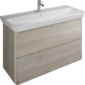 Тумба с раковиной Burgbad Iveo SFEN120F2834G0161C0001*1 120х49х72 подвесная цвет дуб фланелевый