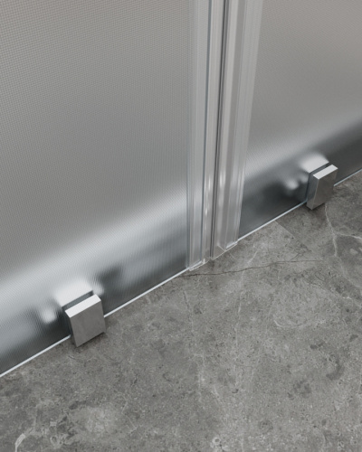 Душевая дверь Cezares MOLVENO MOLVENO-BF-2-170-P-Cr 170х195 стекло рифленое профиль хром глянцевый - фото 4