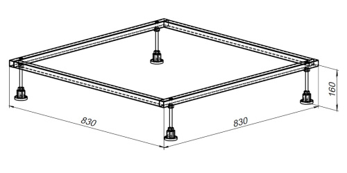 Каркас для поддона Allen Brau 8.00001 - фото 3