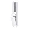 Шкаф-пенал RUNO ЭКОНОМ 00000000128 35х31х191 напольный цвет белый