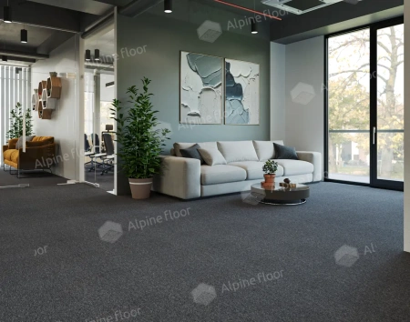 Ковровая плитка Alpine Floor Huron 402-4 Детройт толщина 0.6 см 33 класс 500х500
