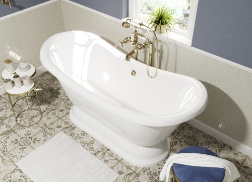 Ванна из литьевго мрамора Эстет Бостон ФР-00014526 180х74 отдельностоящая овальная - фото 4