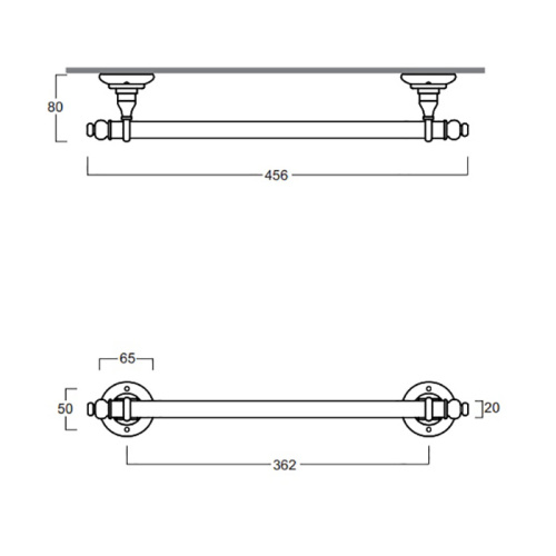 Полотенцедержатель Simas Accessori Victoria 260215cr - фото 2