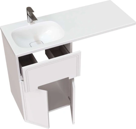 Тумба TA-MBO-60NR-blanco + Раковина ФР-00006480 Taliente