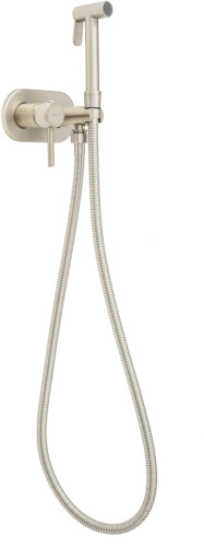 Гигиенический душ со смесителем Allen Brau Priority 5.31005-BN встраиваемый в стену никель - фото 2