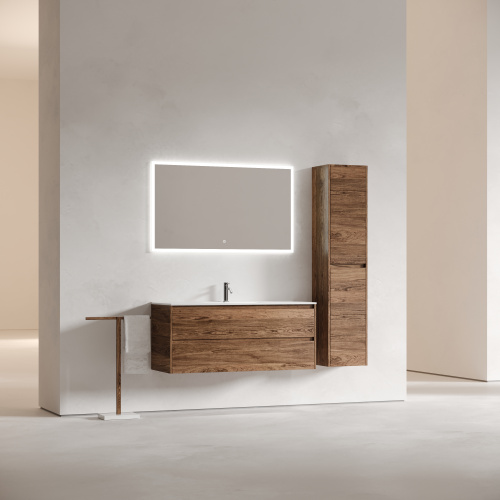 Тумба под раковину Sancos Libra LB120-1ECH 119х45х50 подвесная цвет дуб чарльстон - фото 3