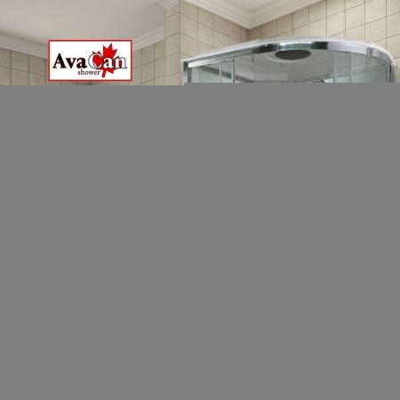 Душевая кабина AvaCan EM EM3912LT 120х90 асимметричная с крышей ориентация левая