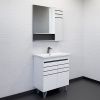 Тумба с раковиной Comforty Нарва 00-00015236CF 70х50 напольная цвет белый