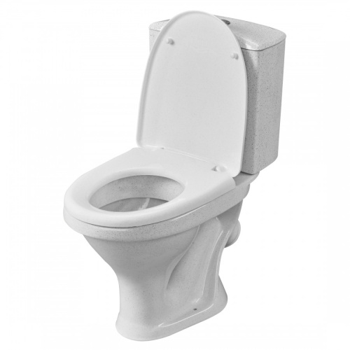 Унитаз-компакт напольный с бачком Santeri Вест 1P2018S0100BF белый с сиденьем каскадный смыв - фото 5