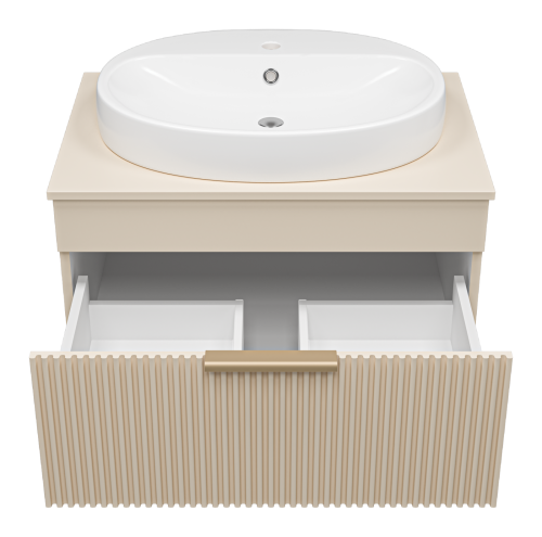 Тумба под раковину Brevita Enfida ENF-06070-0341Я 71х50х40 подвесная - фото 3