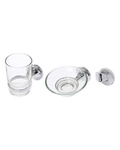 Набор аксессуаров для ванной комнаты Orange Y01-888cr - фото 4