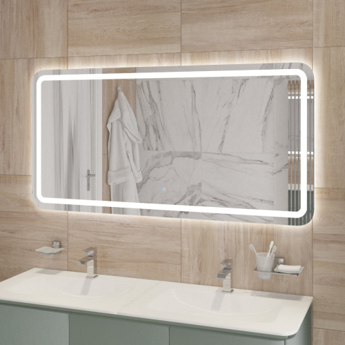 Зеркало в ванную Cezares STYLUS CZR-SPC-STYLUS-1500-700-TCH-WARM 150х70 - фото 5