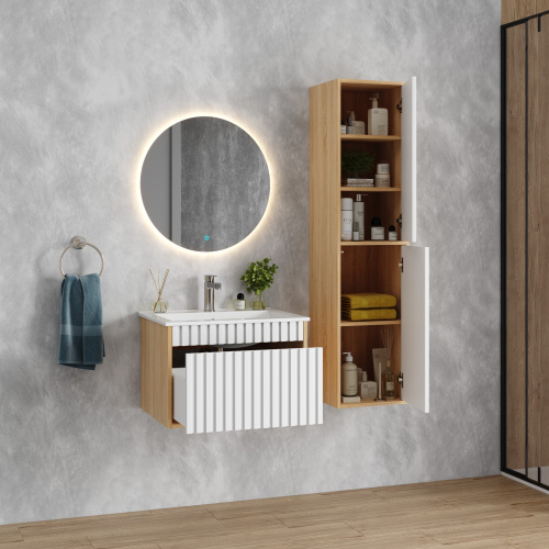 Тумба под раковину Onika Дайлер 106150 59х46х40 подвесная - фото 5