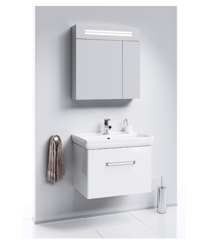 Тумба под раковину Aqwella Y Neo.01.07/1 65х45х47 подвесная цвет белый - фото 2