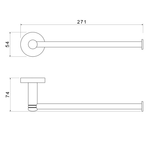 Полотенцедержатель Timo Saona 13051/18 - фото 2