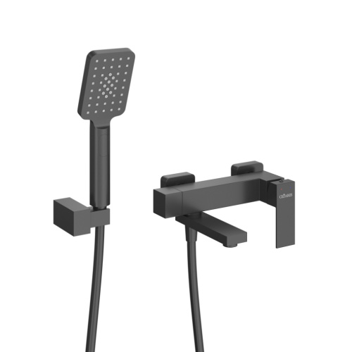 Смеситель Cezares SLIDER SLIDER-VD-NOP настенный черный матовый - фото 2