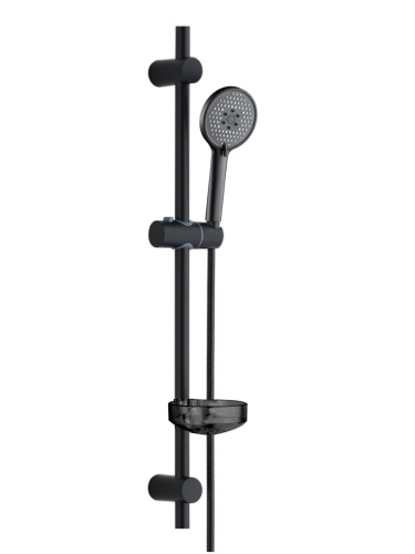 Душевой гарнитур Orange  OS132b настенный  черный - фото 2