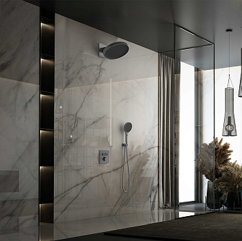 Душевая система Vincea Inspire VSFW-3I21MT3GM встраиваемая в стену с термостатом