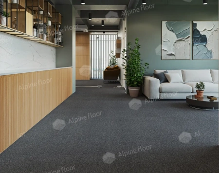 Ковровая плитка Alpine Floor Huron 402-4 Детройт толщина 0.6 см 33 класс 500х500