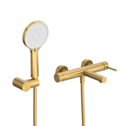 Смеситель Cezares RELAX RELAX-VD-BORO настенный брашированное золото - фото 2