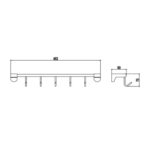 Крючок Savol S-007375 - фото 3