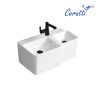 Раковина из сантехнического фарфора Cerutti SPA СТ9703 60х40 подвесная цвет белый 1 отверстие под смеситель
