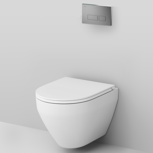 Комплект унитаз с инсталляцией с клавишей смыва Am.Pm Spirit V2.0 IS47031.701700 - фото 3